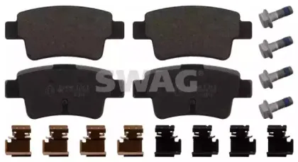 Комплект тормозных колодок, дисковый тормоз SWAG купить